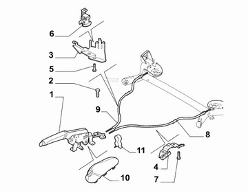 ALFA ROMEO MITO KRYT BRZDY RUČNÍ ČERNÁ NOVÁ OE 156084507