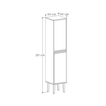 ПОЛКА ДЛЯ ШКАФА ДЛЯ ВАННОЙ FS2 55СМ FENRIS