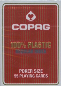 Karty do gry Copag 100% plastic Regular index AKCESORIA