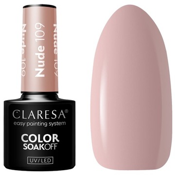 Claresa Lakier Hybrydowy UV/LED 5g - Nude 109