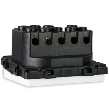 MIUUN Модуль одиночного переключателя белый для рамок MIUUN