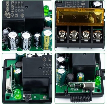 ПУЛЬТ ДИСТАНЦИОННОГО УПРАВЛЕНИЯ 230V РАДИО ПУЛЬТ ДИСТАНЦИОННОГО УПРАВЛЕНИЯ ПЕРЕКЛЮЧАТЕЛЬ AC 90-250V 30A С 3