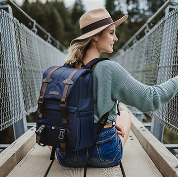 Большой фоторюкзак K&F Concept объемом 20 л для цифровой зеркальной камеры, ноутбука, дрона