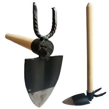Мотыга, тяпка, кованая садовая копалка, набор садового инструмента, 3 шт.