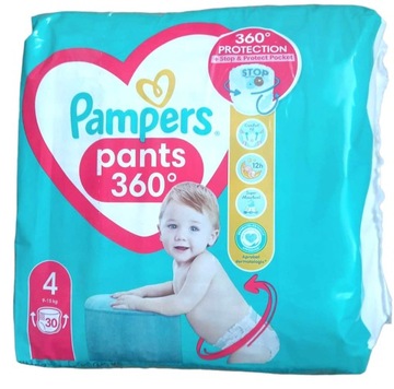 Pieluchomajtki Pampers Pants pieluchy majtki Rozmiar 4 - 30 szt.