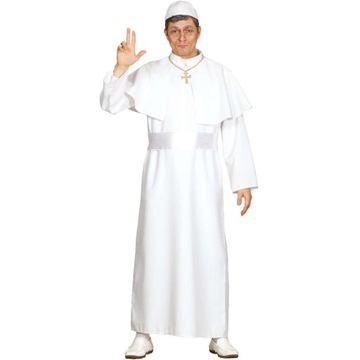 STRÓJ papieża biała sutanna PAPIEŻ ksiądz KOSTIUM kościelny OJCIEC święty M