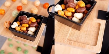 3-ЯРУСНАЯ СХЕМА ДЛЯ ЗАКУСОК ИЗ СЫРА И БАМБУКОВОГО ПЕЧЕНЬЯ