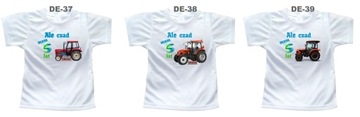 Koszulka Urodziny 5 lat traktor Ursus Zetor John Deere New Holland 116 cm