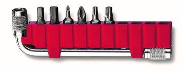 Victorinox 3.0303, zestaw do Swiss Tool: pojemnik, klucz fajkowy, bity