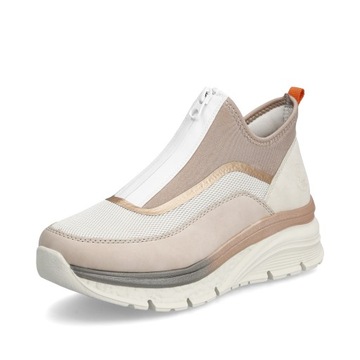 RIEKER ANTISTRESS 48053-31 SNEAKERSY PÓŁBUTY LEKKIE VEGAN r. 38