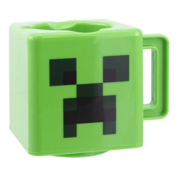 КРУЖКА MINECRAFT CREEPER ЗЕЛЕНАЯ, БЛОК 250 МЛ