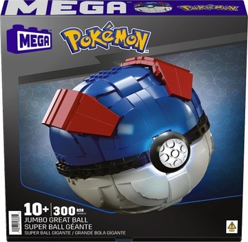 Mega Bloks Mega Construx Покемоны блокируют Большой GreatBall HMW04