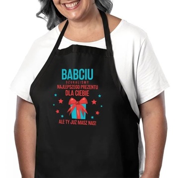 FARTUSZEK DLA BABCI PREZENT FARTUCH KUCHENNY