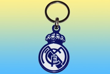 Реал Мадрид Металлический кусочный кольцо кольцо с синим клавиш