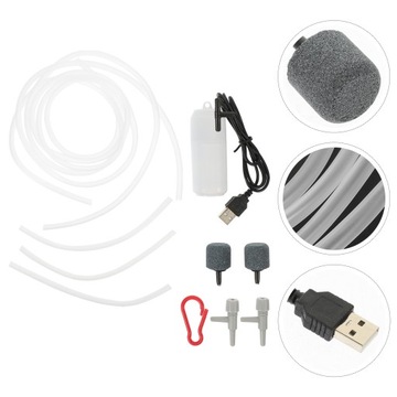 НАСОС ДЛЯ АКВАРИУМА АКВАРИУМ USB ВОЗДУШНЫЙ НАСОС