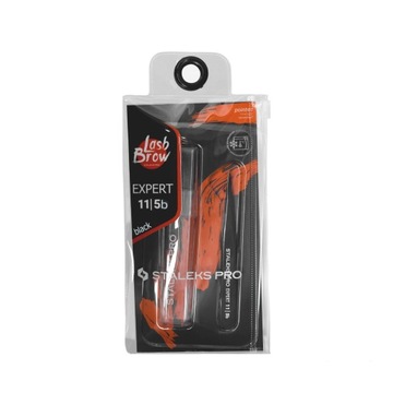 Staleks Expert Pęseta Do Regulacji Brwi Punktowa Czarna TE-11/5B