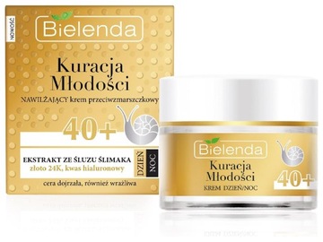 Bielenda krem do twarzy 40+ Kuracja Młodości 0 SPF dzień i noc 50 ml