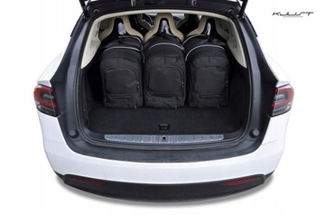 TESLA MODEL X 2016+ TORBY DO BAGAŻNIKA 7 SZT