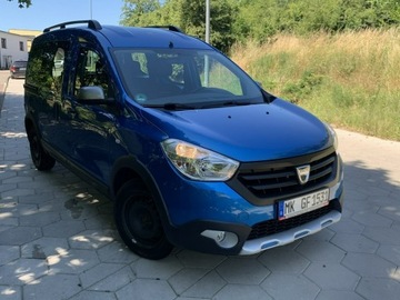 Dacia Dokker Mikrovan 1.5 dCi 90KM 2015 Dacia Dokker Stepway Opłacony DCi