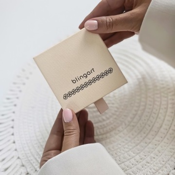 Ключевое кольцо с гравировкой подарок для Дня святого Валентина Стал 316L Black Blingart