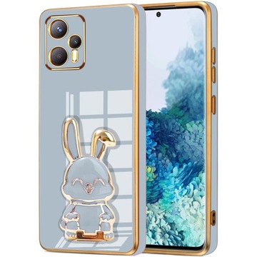 ETUI GLAMOUR DO MOTO G13 / G23 KRÓLIK UCHWYT PODSTAWKA SILIKON CASE + SZKŁO