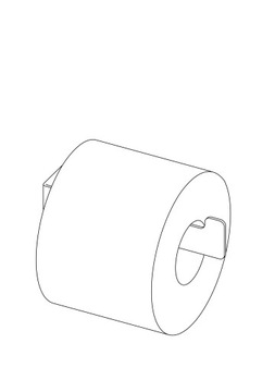 AKCESORIA ŁAZIENKOWE UCHWYT NA PAPIER CHROM
