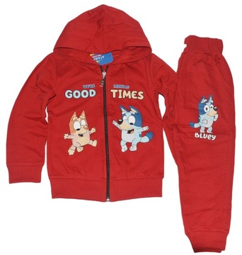 ATABAY dresy piękny komplet dres 110 5 lata joggersy i bluza bawełna