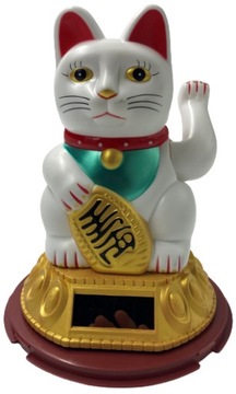 SOLARNY Japoński Kot Maneki-Neko Chiński Lucky18cm