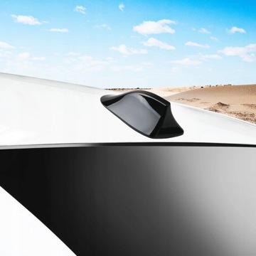 ANTENA SAMOCHODOWA DECHOWA PŁETWA REKINA ZW WZMACNIACZEM GRAFIT UNI BMW AUD