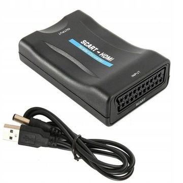 Konwerter SCART EURO HDMI Adapter Zadziwka