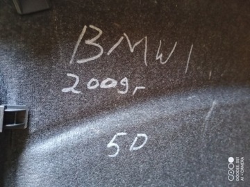 POLIČKA KUFRU BMW I 2004-10R. PĚTIDVEŘOVÝ NR67