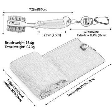 Narzędzia do czyszczenia rowków szczotek do kijów golfowych Dwustronny wygo