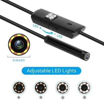 HD-ИНСПЕКЦИОННАЯ КАМЕРА-ЭНДОСКОП USB OTG 5,5 мм 5 м