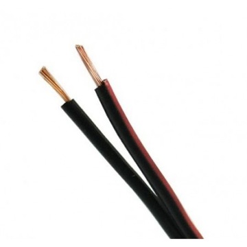 ДВУХПРОВОДНОЙ СВЕТОДИОДНЫЙ КАБЕЛЬ, ЧЕРНЫЙ 2x1,00 | 100М МЕДЬ - ПОЛНЫЙ РУЛОН