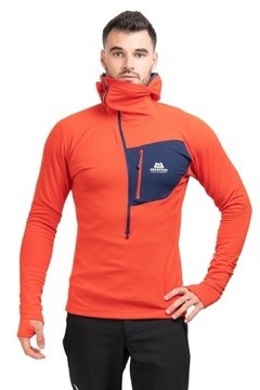 Bluza trekkingowa męska Mountain Equipment Eclipse hooded zip t-magma s