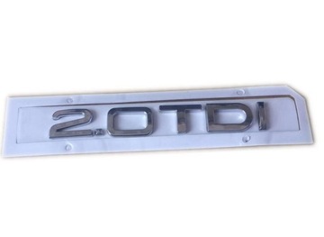 EMBLEMAT ZNACZEK AUDI 2.0TDI TYŁ KLAPĘ 2.0 TDI