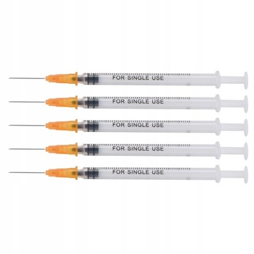 50 zestaw 1 ml jednorazowa strzykawka z igłą