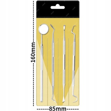 НАБОР ИНСТРУМЕНТОВ ДЛЯ ОБСЛУЖИВАНИЯ СТОМАТОЛОГИЧЕСКИХ ЗЕРКАЛ КРЮЧКИ СКРЕБКИ 4в1