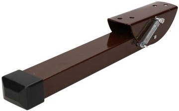 ДВЕРНАЯ ОПОРА 20 СМ КОРИЧНЕВАЯ ПРЯМОУГОЛЬНАЯ НОЖКА