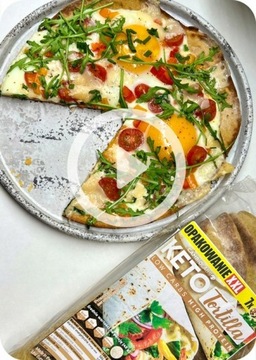 WRAP KETO TORTILLA wersja XXL 7 placków - dla diabetyków cukrzyków Low Carb