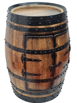 Барный шкаф из дубовой винной бочки LED LIGHT.