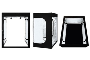 Большая палатка 100х120х200 со светодиодными лампами с диммером, 3 фона, чехол