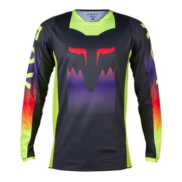 Bluza cross FOX 180 FLORA DARK SHADOW czarny żółty fluo GRATISY