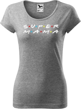 Wyjątkowa Koszulka dla Super Mamy Friends Prezent na Dzień Mamy XXL