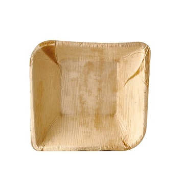 Miska z liści palmowych 300 ml, 14 x 14 x 4,5 cm