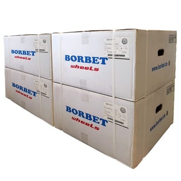 4× DISK HLINÍK BORBET BY 9.0" X 20" 5X112 ET 35