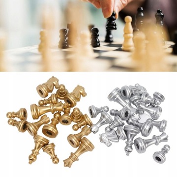 НАБОР ШАХМАТНЫХ ПЕШЕК И ФИГУР. 32 шт.