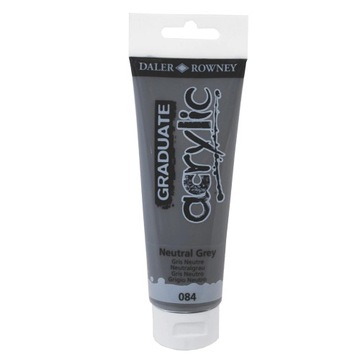 Farba akrylowa Rowney GRADUATE NEUTRAL GREY 084
