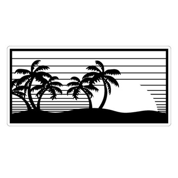 Malowidło ścienne - Palm Beach