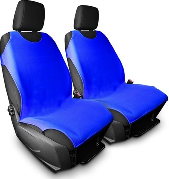 UNIWERSALNE KOSZULKI POKROWCE NA PRZEDNIE FOTELE SAMOCHODOWE AIRBAG SIEDZEN
